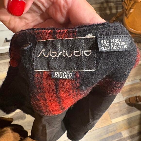 Red and black plaid Vest | Y2k Grunge | Winter | Fall |Goth - Picture 7 of 7